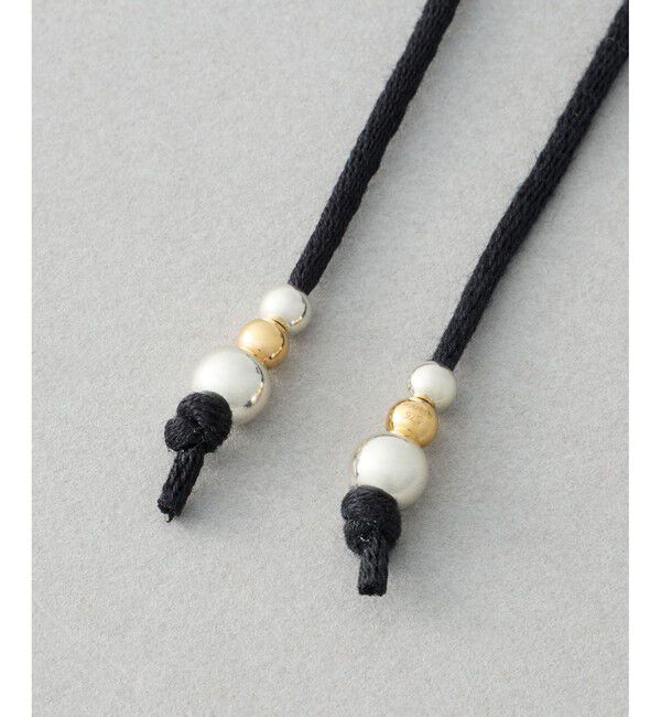 Jouete「[コードネック] ビーズ コンビカラー」|ネックレス|
