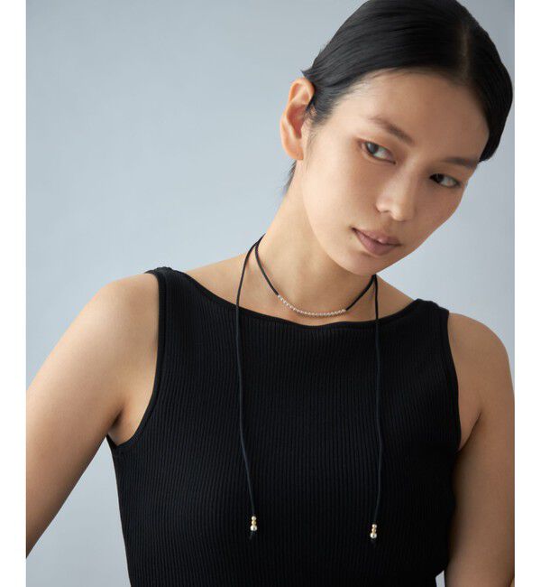 Jouete「[コードネック] ビーズ コンビカラー」|ネックレス|