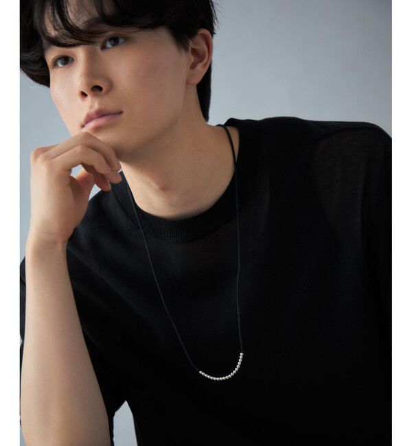 Jouete「[コードネック] ビーズ コンビカラー」|ネックレス|