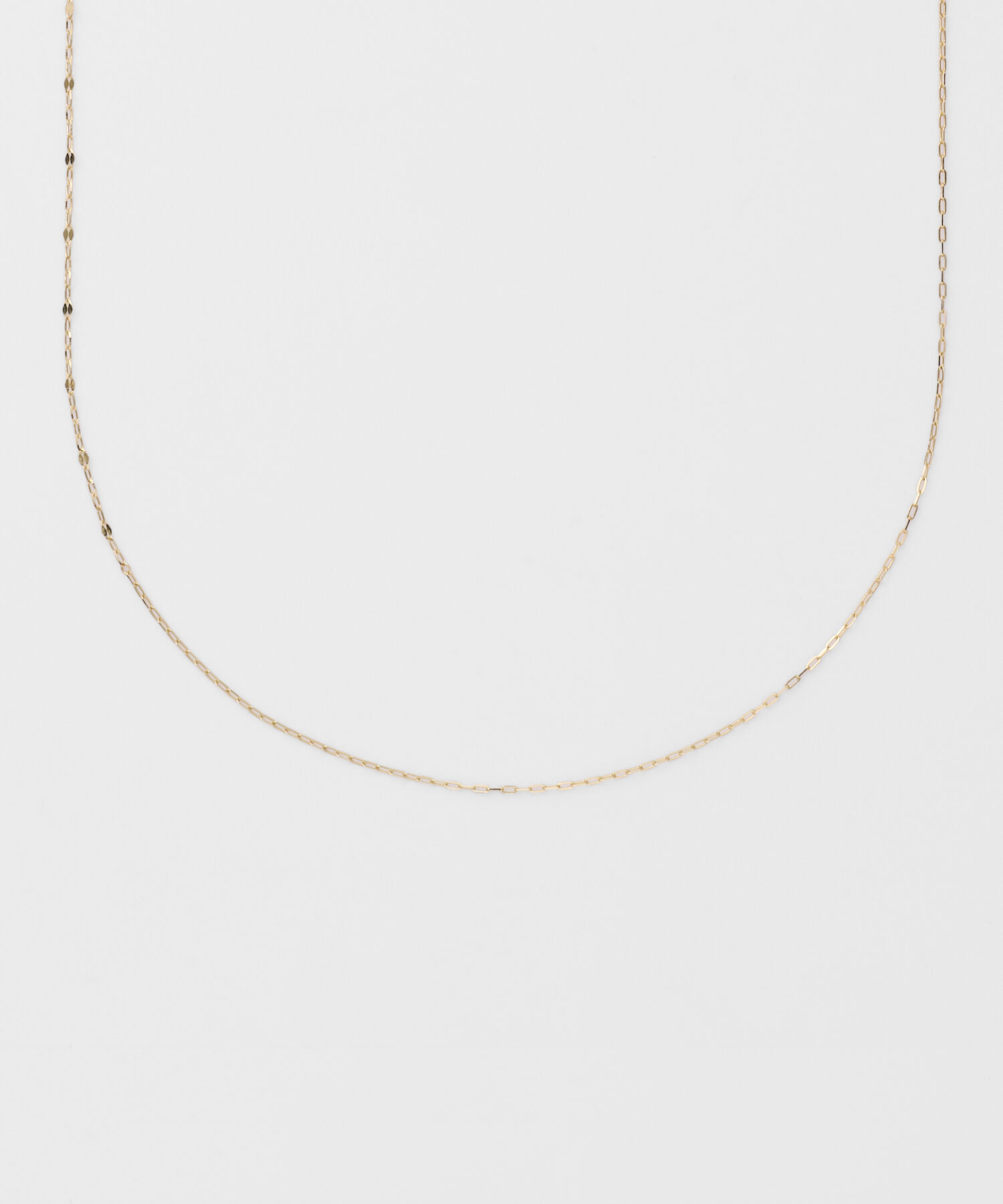 agete「K10ネックレスチェーン（70cm）」|ネックレス|