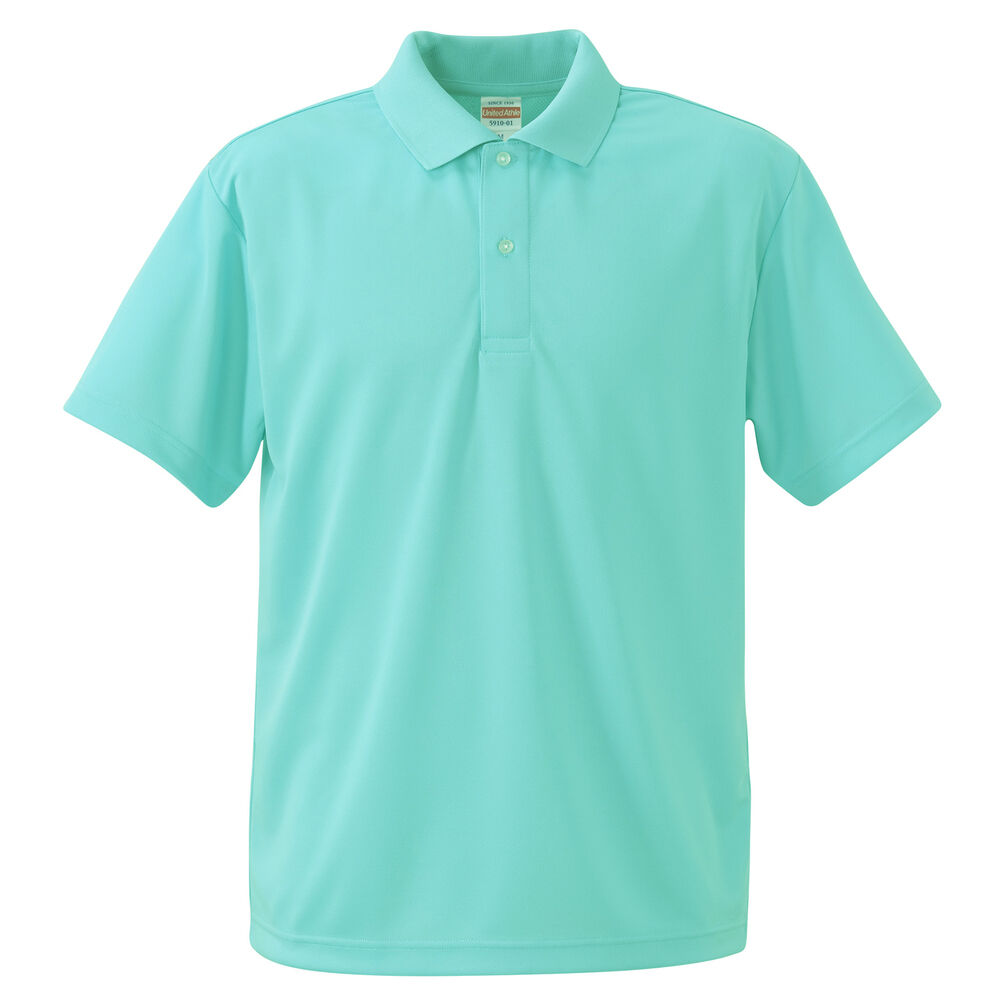 BACKYARD FAMILY「ユナイテッドアスレ ポロシャツ 通販 半袖 レディース メンズ 無地 スポーツ 薄手 おしゃれ」|ポロシャツ|ブルー1