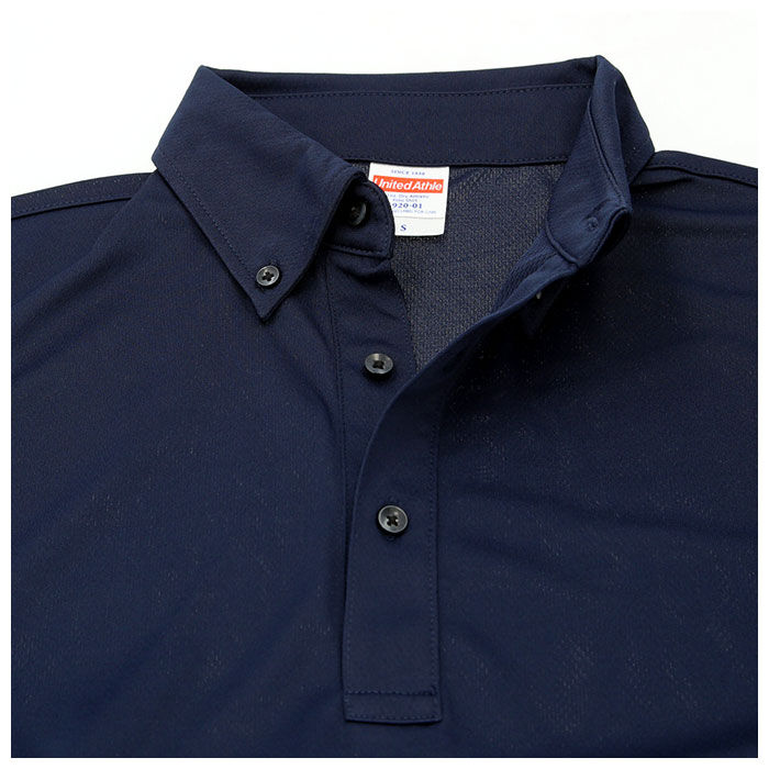 BACKYARD FAMILY「ユナイテッドアスレ ポロシャツ 通販 メンズ 半袖 レディース ボタンダウン 吸水速乾 ドライ機能」|ポロシャツ|