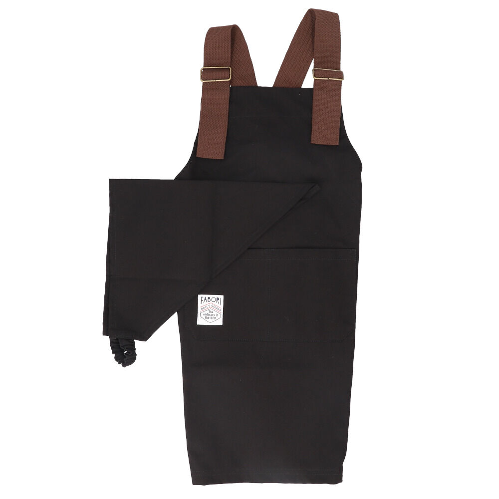 BACKYARD FAMILY「fabori エプロン キッズ 通販 キッズエプロン 子どもエプロン 子供エプロン 子供用エプロン」|その他|ブラック1