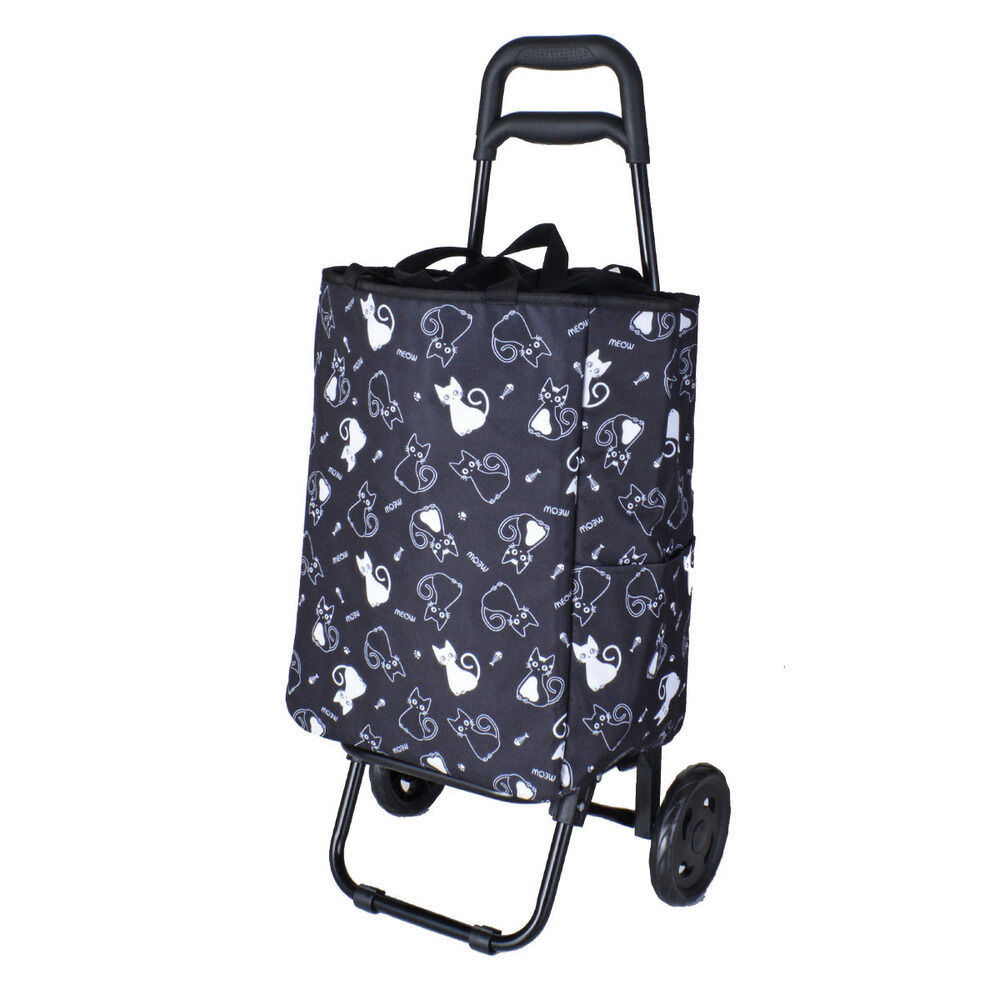 BACKYARD FAMILY「ショッピングカート おしゃれ 通販 ショッピングキャリーカート お買い物キャリー カート」|キャリーケース|ブラック1