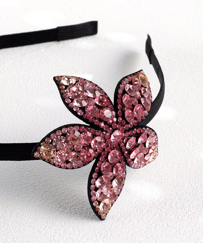 BACKYARD FAMILY「Rora カチューシャ キッズ 通販 ローラ キラキラフラワー 髪飾り 髪留め 髪どめ」|その他|