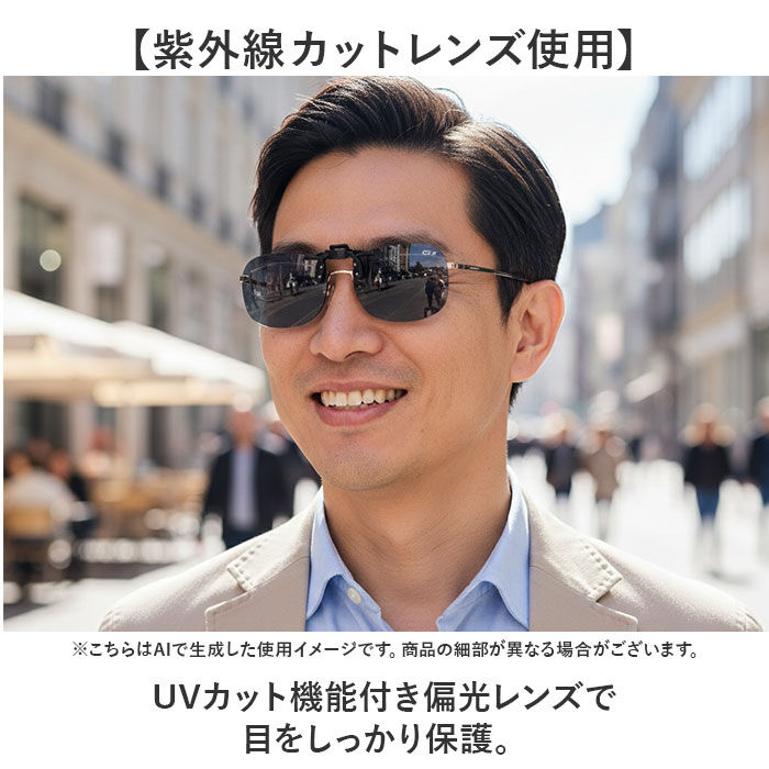 BACKYARD FAMILY「クリップサングラス BV-21 通販 サングラス レンズ 偏光サングラス 偏光グラス クリップ」|サングラス|