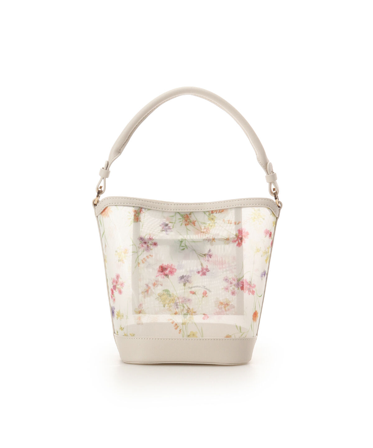 Samantha Thavasa「フラワーモチーフチュール ワンハンドルバッグ」|ハンドバッグ|