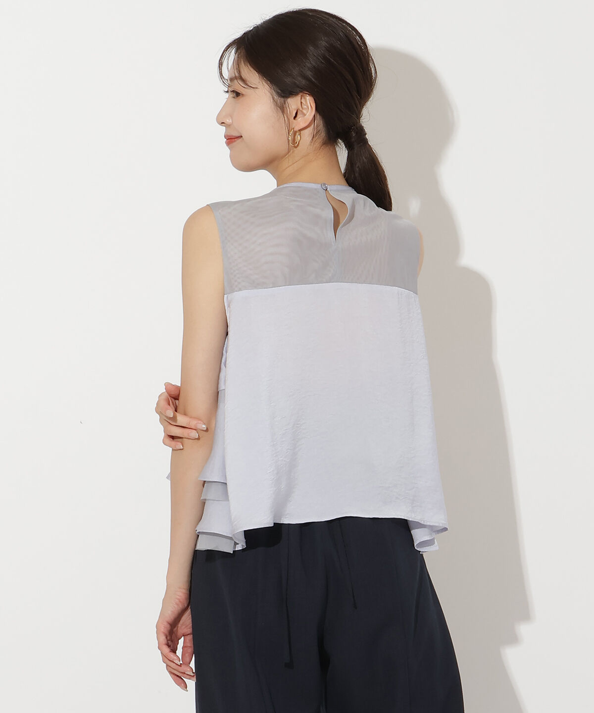 アンドクチュール「ティアードフリルブラウス」|シャツ・ブラウス|