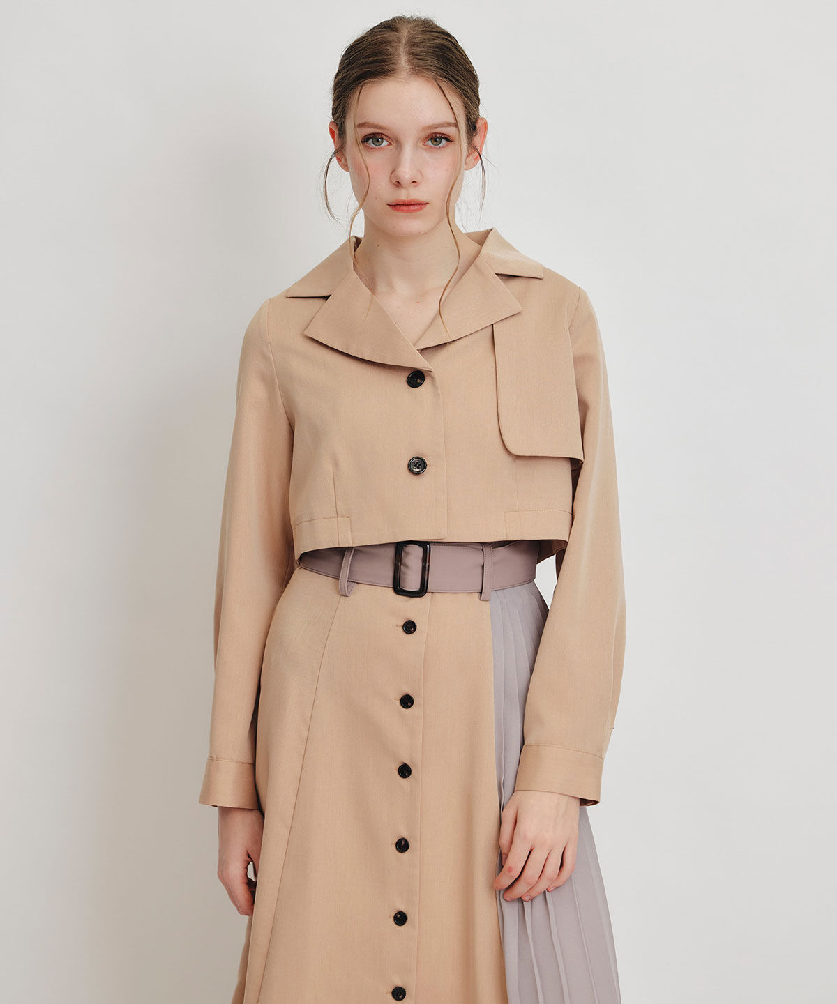 REDYAZEL「ﾄﾚﾝﾁﾃﾞｨﾃｨｰﾙｼｮｰﾄｼｬﾂｼﾞｬｹｯﾄ&times;ﾊﾞｲｶﾗｰﾌﾟ  」|ワンピース|