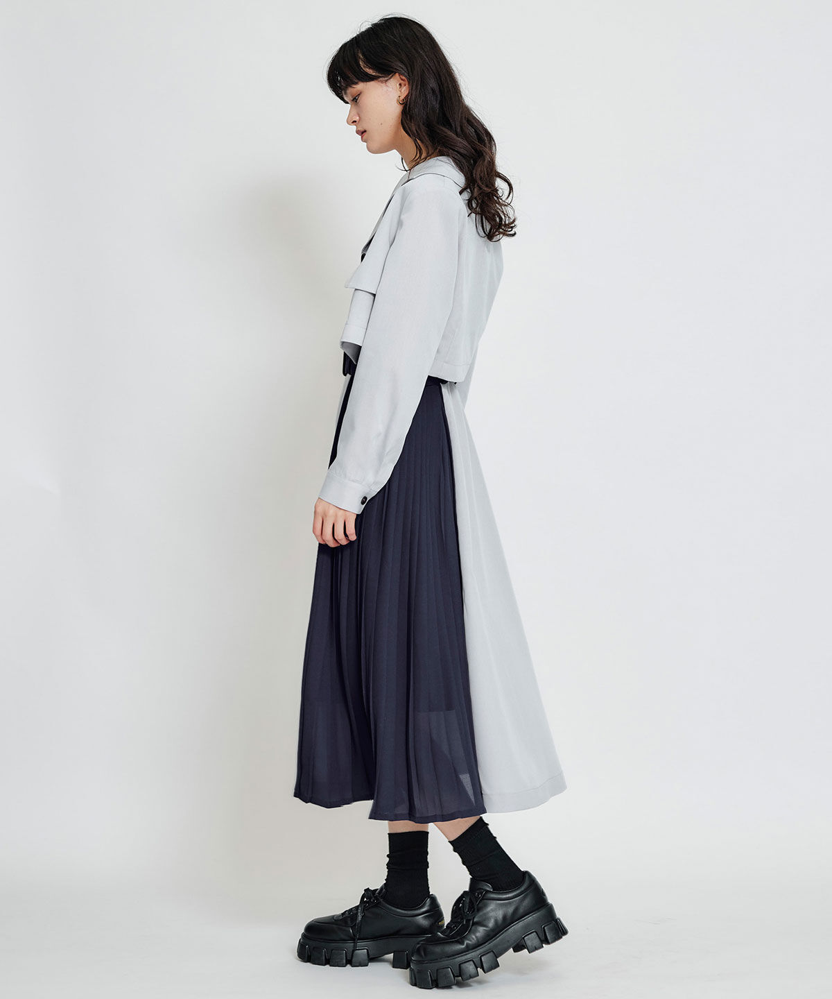 REDYAZEL「ﾄﾚﾝﾁﾃﾞｨﾃｨｰﾙｼｮｰﾄｼｬﾂｼﾞｬｹｯﾄ&times;ﾊﾞｲｶﾗｰﾌﾟ  」|ワンピース|