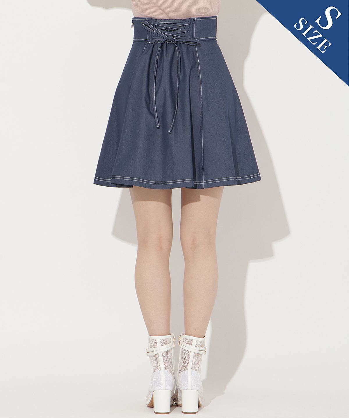 WILLSELECTION「ライトデニムフレアスカート」|スカート|