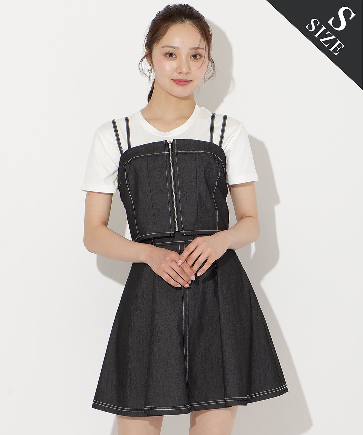 WILLSELECTION「ライトデニムフレアスカート」|スカート|