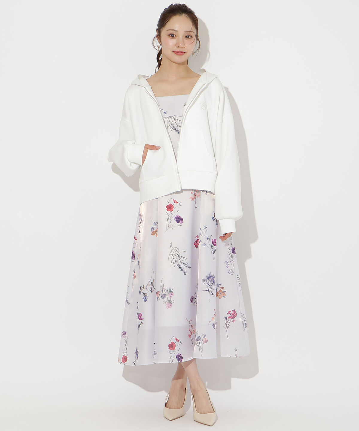 WILLSELECTION「ダブルZIPオーバーサイズパーカー」|パーカー|