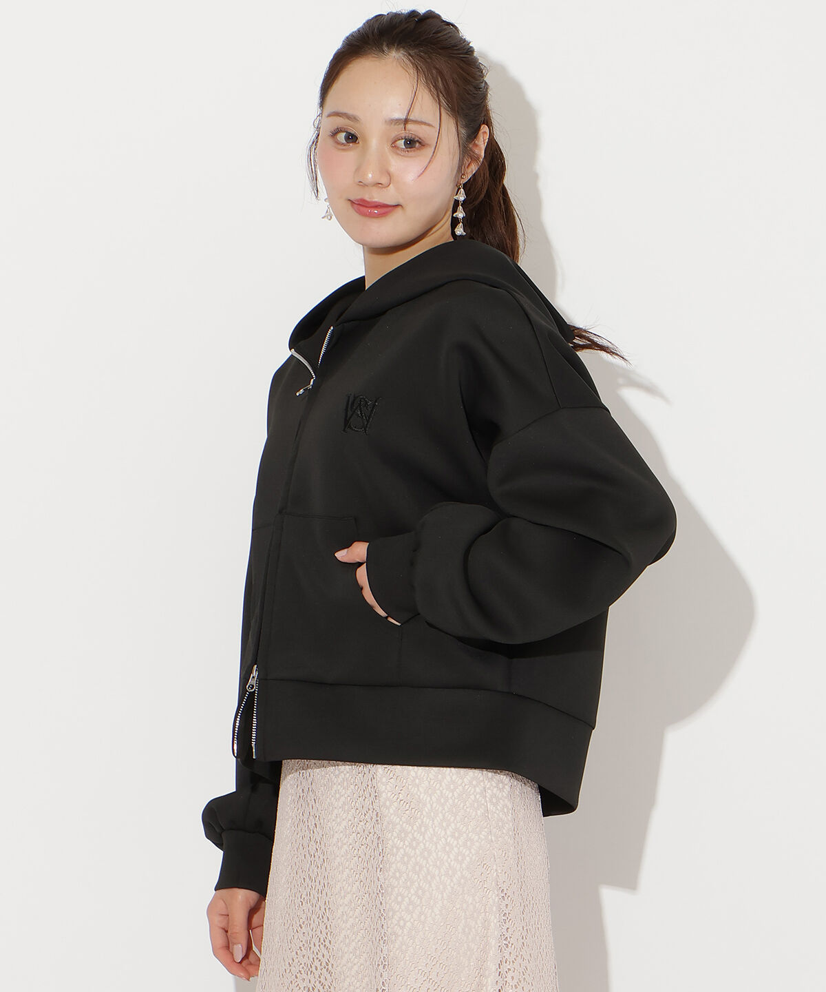 WILLSELECTION「ダブルZIPオーバーサイズパーカー」|パーカー|