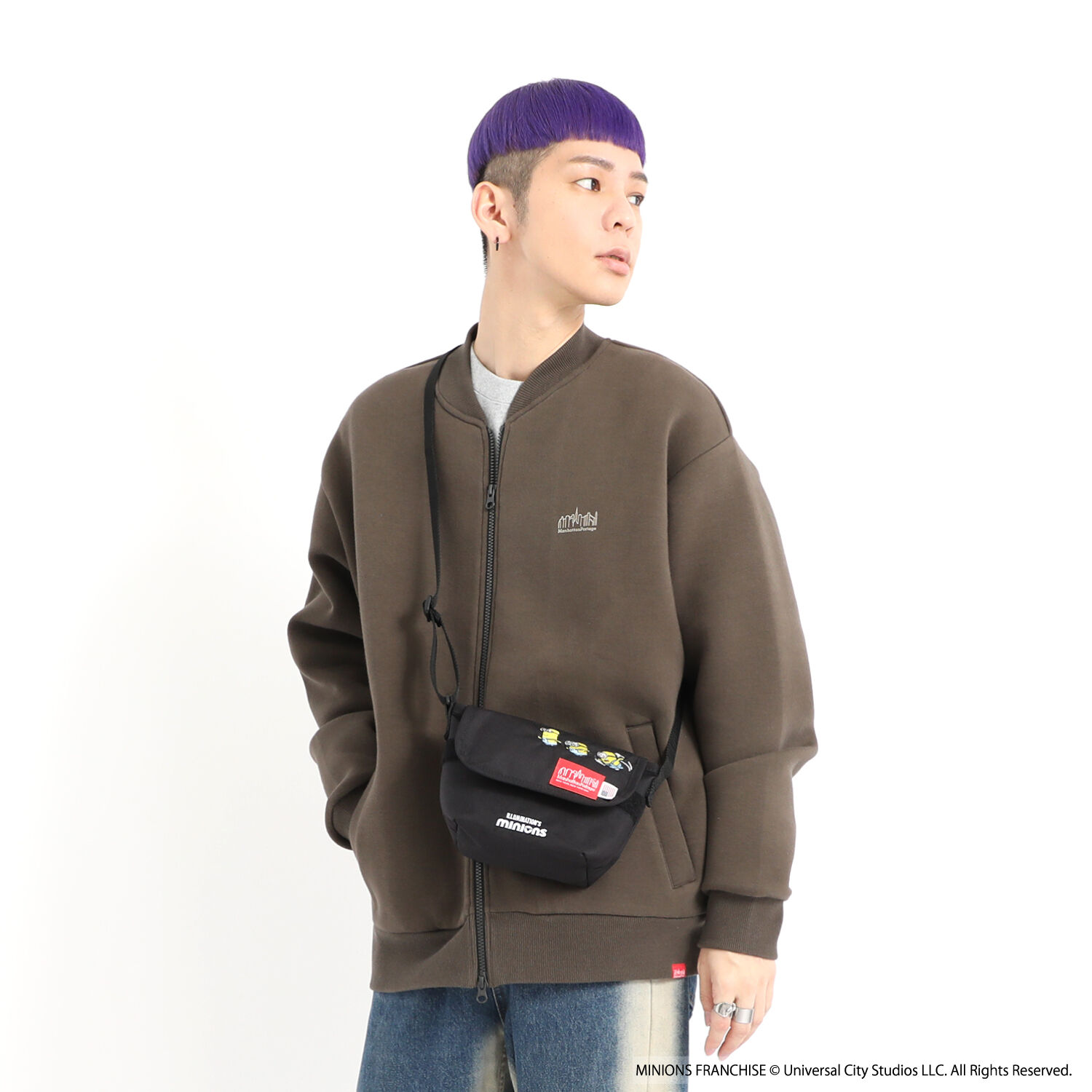 Manhattan Portage「Nylon Messenger Bag(XXXS) FZP 500D CORDURA / MINIONS」|ショルダー・メッセンジャー|