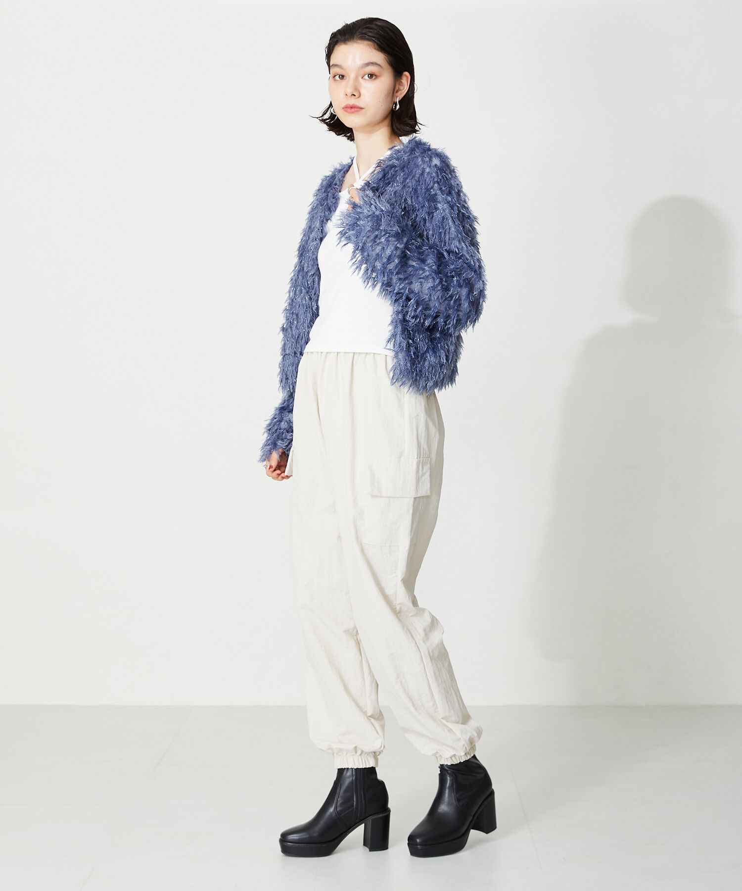 ORiental TRaffic「プラットフォームストレッチブーツ/31401」|ショートブーツ|