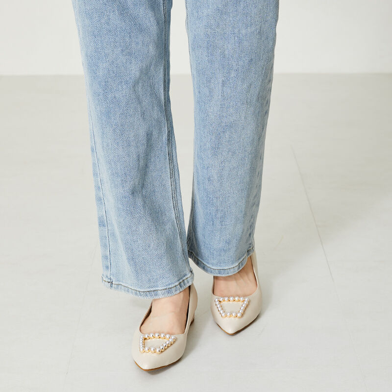 ORiental TRaffic「パールモチーフポインテッドトゥパンプス/41117」|パンプス|