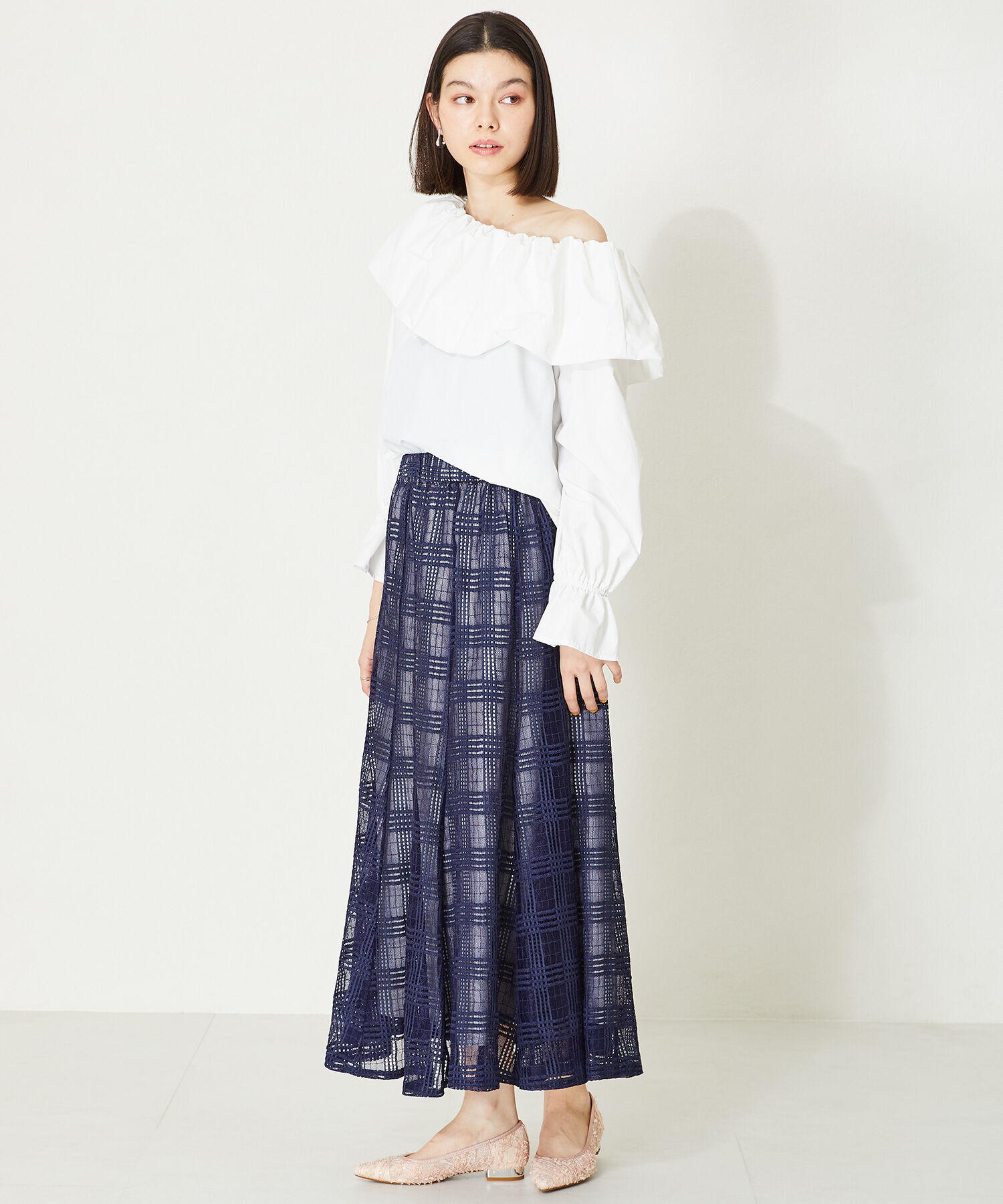 ORiental TRaffic「メタリックヒールチュールパンプス/41102」|パンプス|