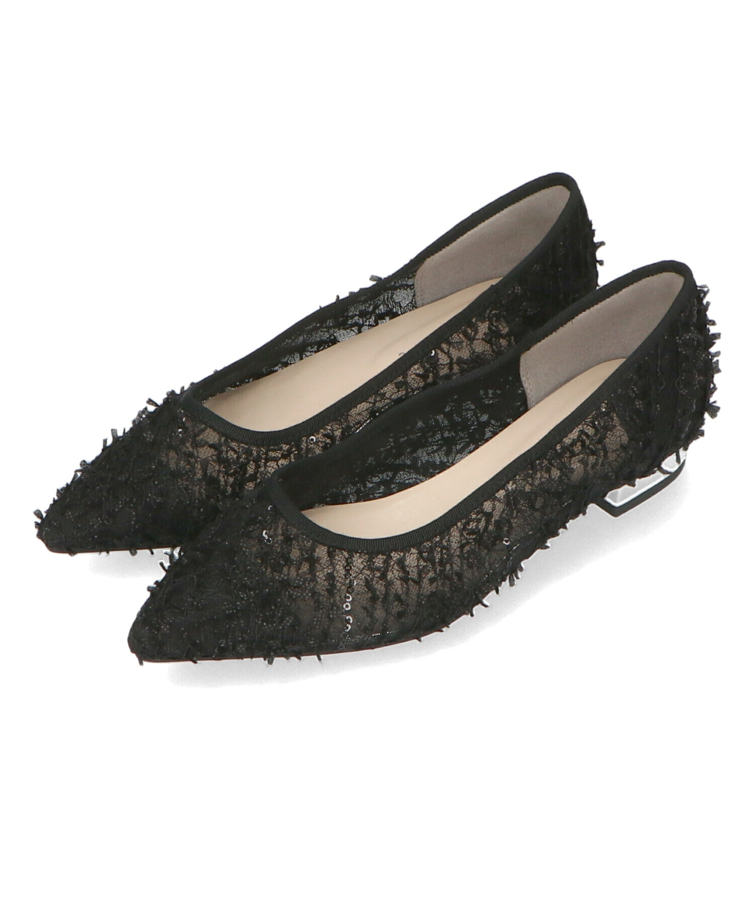 ORiental TRaffic「メタリックヒールチュールパンプス/41102」|パンプス|