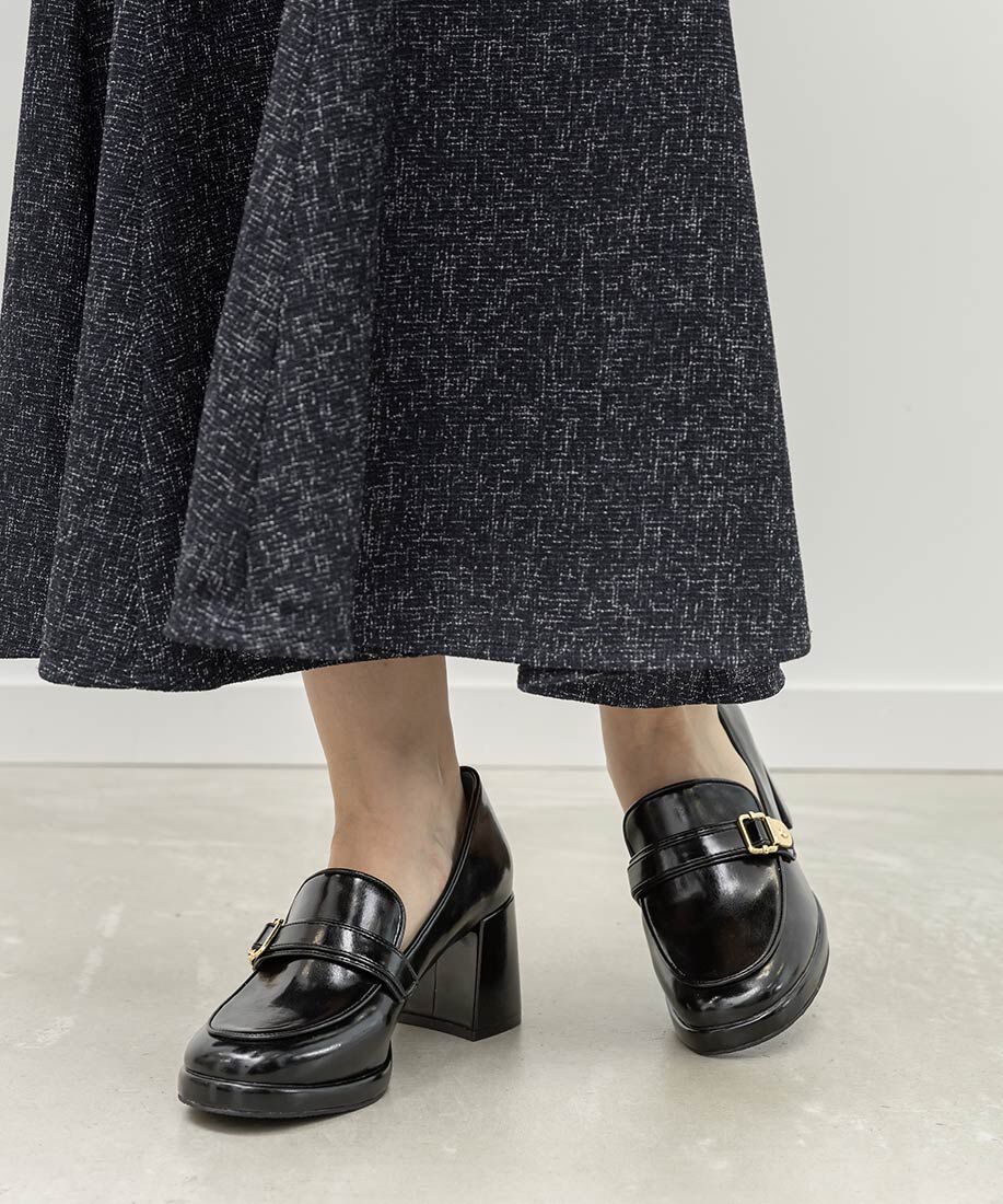  「バックルデザインストームローファー」|ローファー|