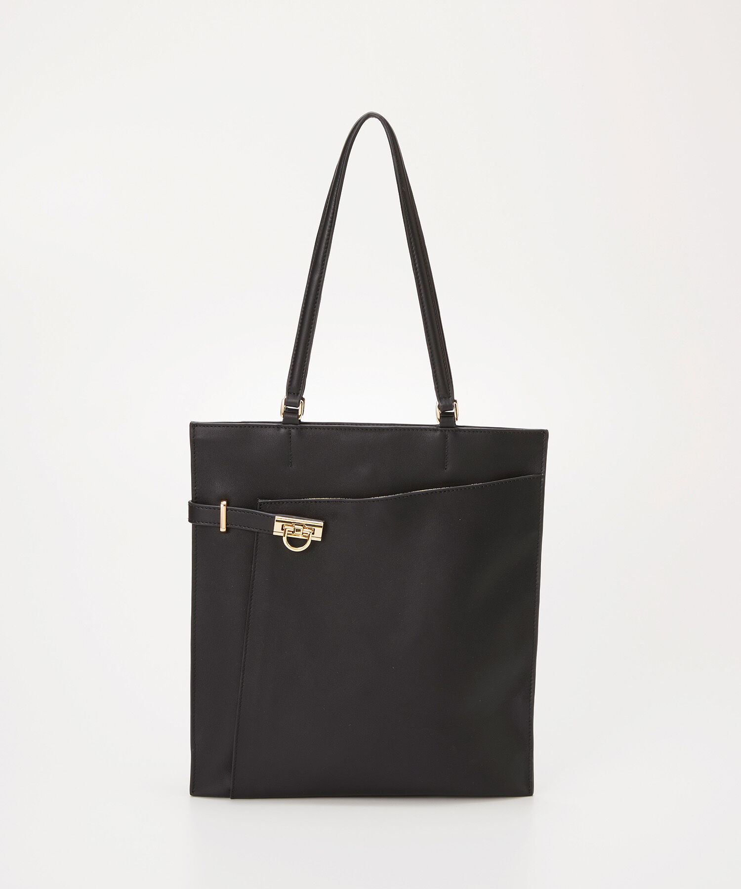 TOPKAPI BREATH「【TREASURE TOPKAPI】ベルトデザイン レザー フラット トートバッグ A4対応」|トートバッグ|