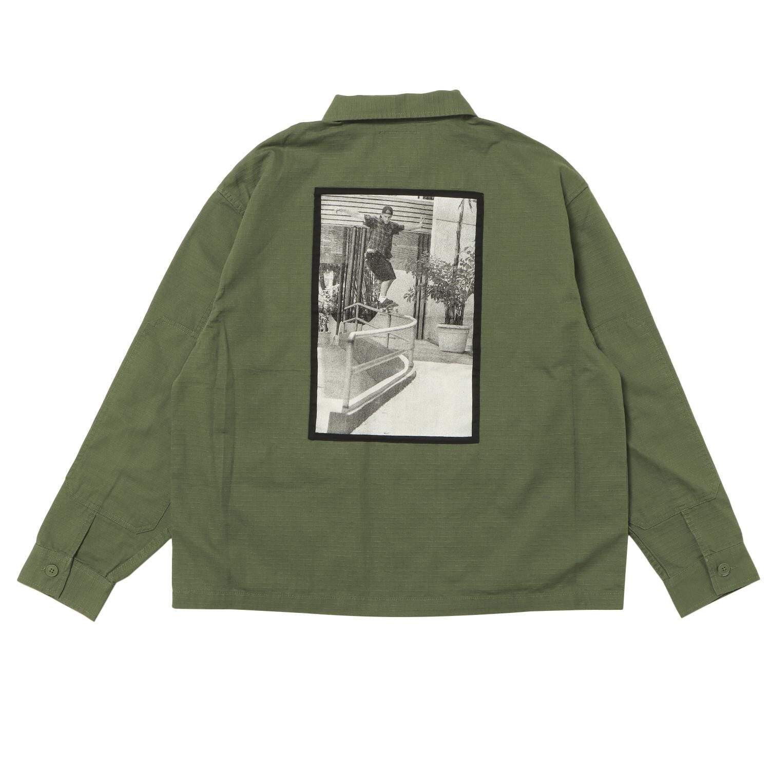 VANS「【VANSｱﾊﾟﾚﾙ】Skate Atiba Military Overshirt」|ポロシャツ|