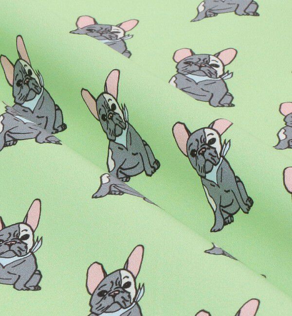 UNITED ARROWS「＜Dieffe Kinloch＞FRENCH BULLDOG/ハンカチ」|ハンカチ|