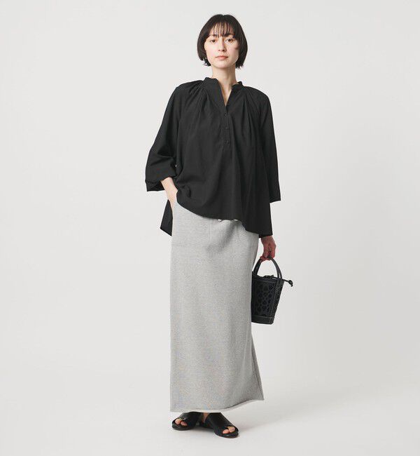 UNITED ARROWS「プリーツ ボリュームスリーブ ブラウス ‐ウォッシャブル‐」|シャツ・ブラウス|