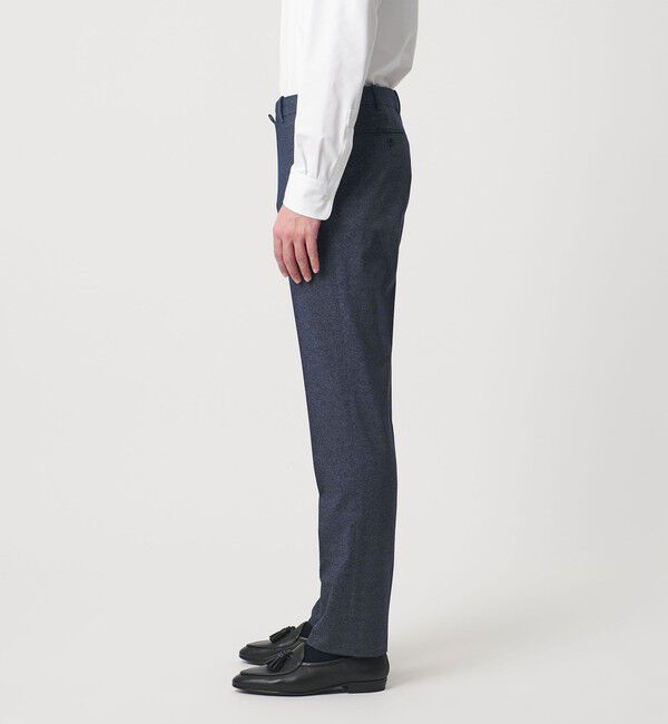 UNITED ARROWS「ツイル ノープリーツ スラックス COMFORT EASY-MODEL ストレッチ」|スラックス|