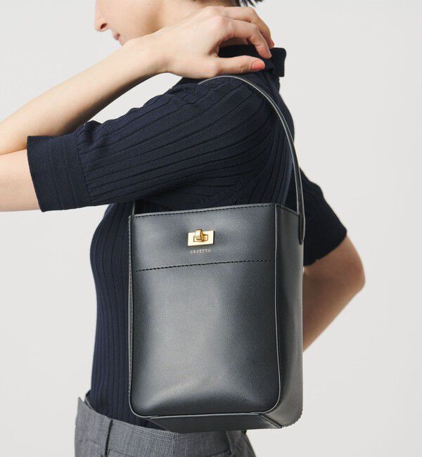 UNITED ARROWS「【一部別注】＜ORSETTO＞SCATOLA バッグ」|ハンドバッグ|BLACK