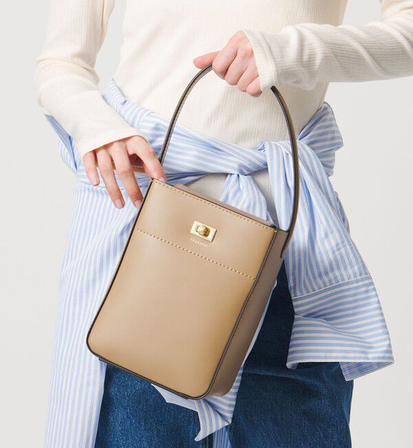 UNITED ARROWS「【一部別注】＜ORSETTO＞SCATOLA バッグ」|ハンドバッグ|BEIGE