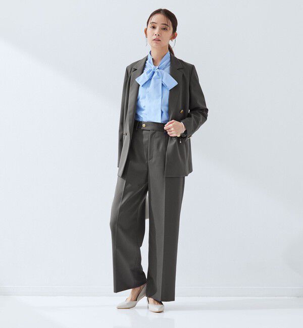 UNITED ARROWS green label relaxing「［size SHORT/TALLあり］Greed グリード ストレート パンツ ウォッシャブル」|スラックス|