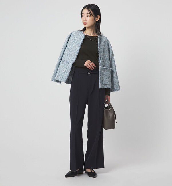 UNITED ARROWS green label relaxing「ブライトリブ ボートネック ロングスリーブ カットソー」|Tシャツ・カットソー|