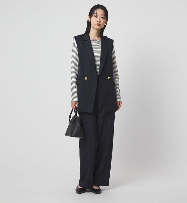 UNITED ARROWS green label relaxing「ブライトリブ ボートネック ロングスリーブ カットソー」|Tシャツ・カットソー|