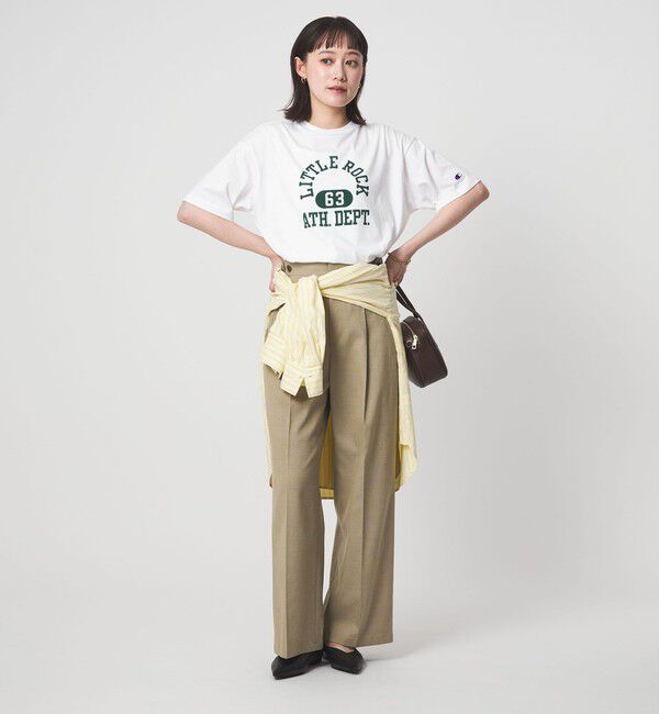 UNITED ARROWS green label relaxing「【別注】＜Champion＞プリント Tシャツ」|Tシャツ・カットソー|