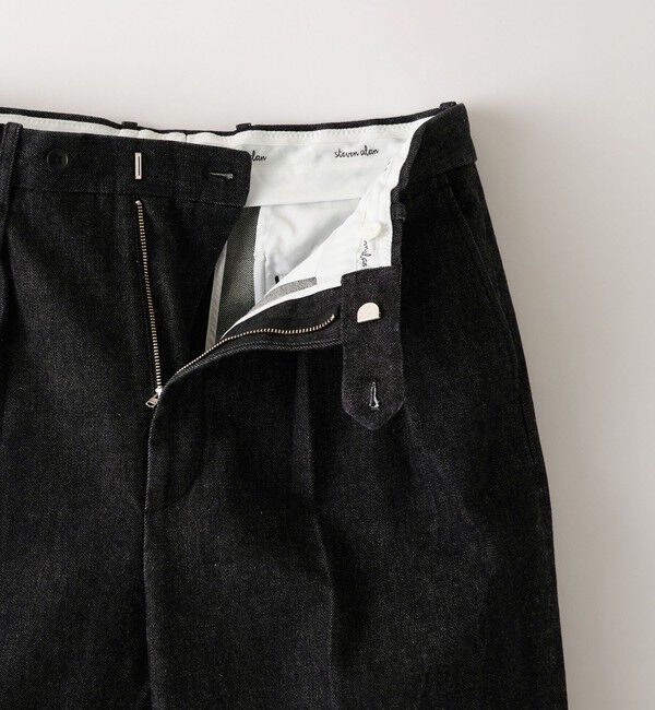 STEVEN ALAN「＜Steven Alan＞ 13.5oz デニム インツープリーツ ドレス トラウザーズ」|デニム|