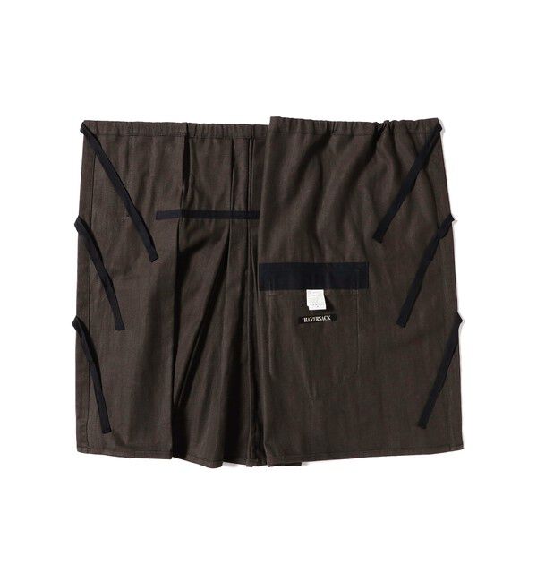BEAMSBOY「HAVERSACK / ツイル ブラック スカート」|スカート|