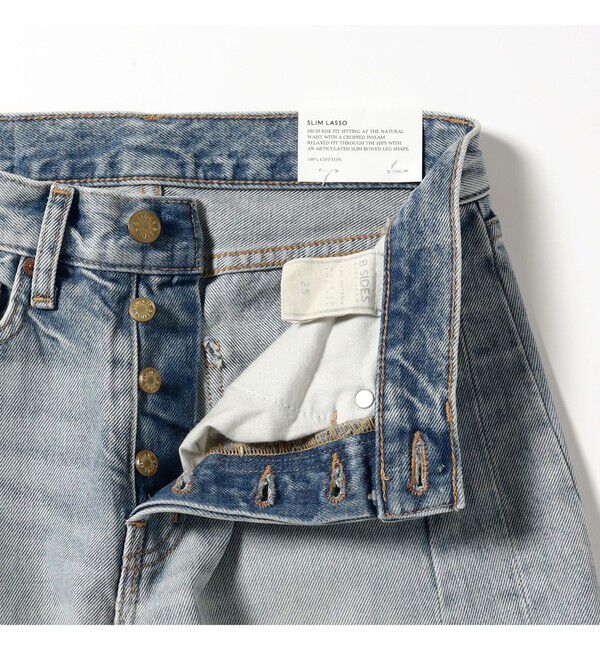 Demi-Luxe BEAMS 「B SIDES / SLIM LASSO デニムパンツ」|デニム|