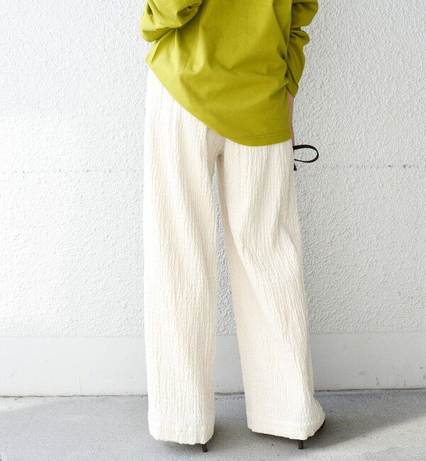 SHIPS for women「【WEB限定】シャーリングコーデュロイイージーパンツ◇」|その他|