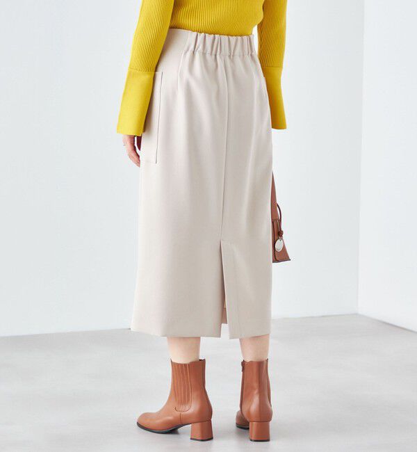 SHIPS for women「〈手洗い可能〉フロント ジップ サイド ポケット タイト スカート ◇」|スカート|