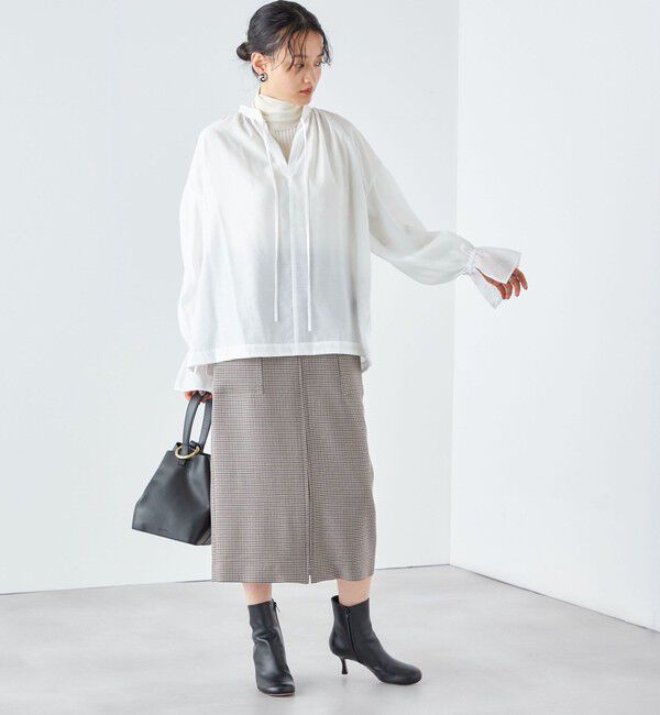 SHIPS for women「〈手洗い可能〉フロント ジップ サイド ポケット タイト スカート ◇」|スカート|