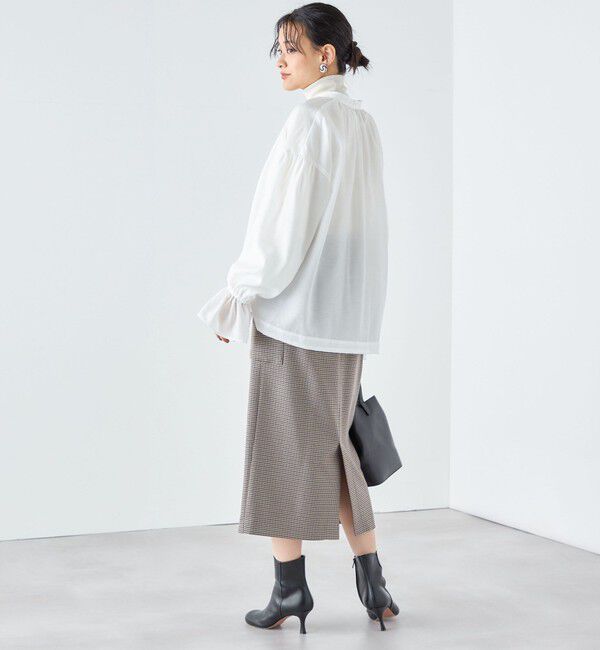 SHIPS for women「〈手洗い可能〉フロント ジップ サイド ポケット タイト スカート ◇」|スカート|