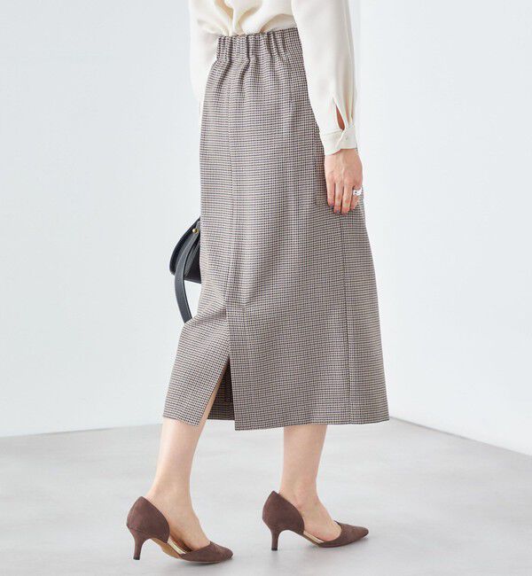 SHIPS for women「〈手洗い可能〉フロント ジップ サイド ポケット タイト スカート ◇」|スカート|