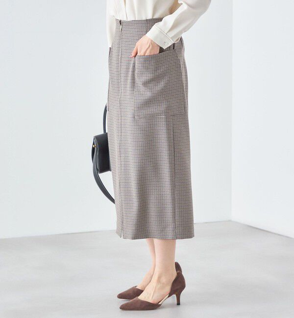 SHIPS for women「〈手洗い可能〉フロント ジップ サイド ポケット タイト スカート ◇」|スカート|