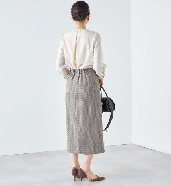 SHIPS for women「〈手洗い可能〉フロント ジップ サイド ポケット タイト スカート ◇」|スカート|