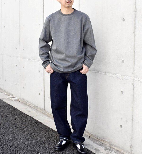 SHIPS any「SHIPS any: スムースコットン クルーネック Tシャツ (ロンT)◇」|Tシャツ・カットソー|