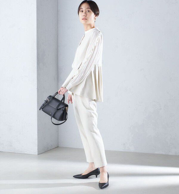 SHIPS for women「〈手洗い可能〉割繊 フリル デザイン ブラウス 24SS ◇」|シャツ・ブラウス|