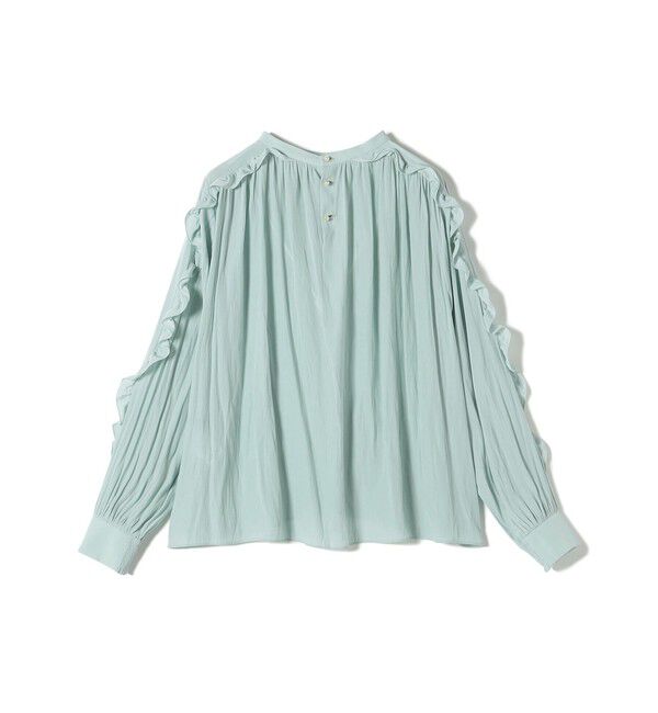 SHIPS for women「〈手洗い可能〉割繊 フリル デザイン ブラウス 24SS ◇」|シャツ・ブラウス|