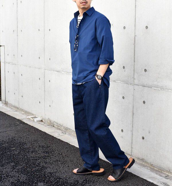 SHIPS any「SHIPS any: 〈洗濯機可能〉コットン  / リネン 7分袖 プルオーバーシャツ 24SS◇」|シャツ・ブラウス|