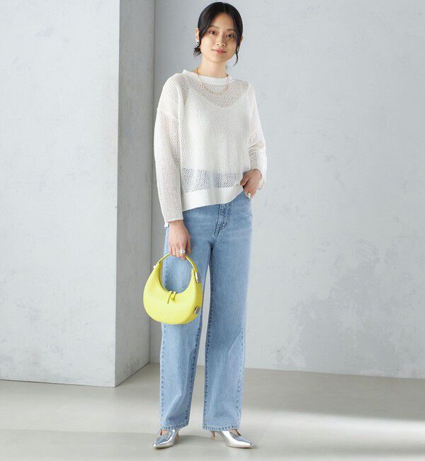 SHIPS for women「〈手洗い可能〉メッシュ ニット ◇」|ニット・セーター|